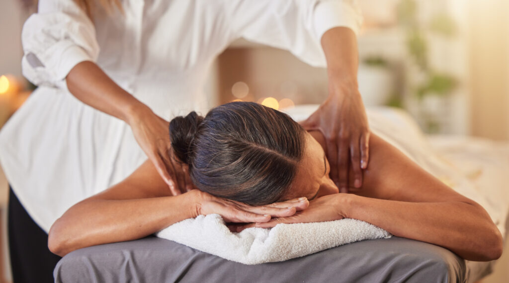 Massage treatment at The Royal Orchid in Wyee